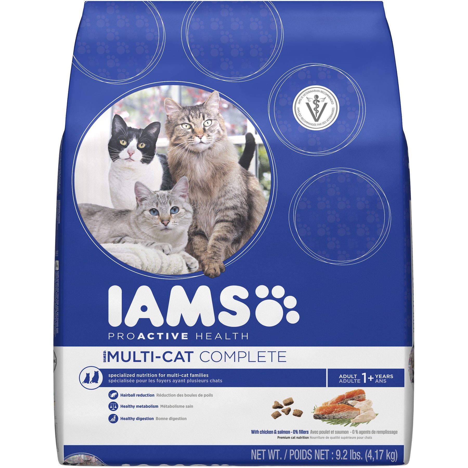 IAMS ProActive Health Multi Cat with Chicken Salmon Dry Cat Food