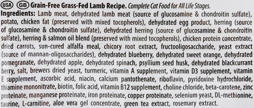 Farmina Natural & Delicious Lamb Grain-Free Formula Dry Cat Food, 3.3-lb bag