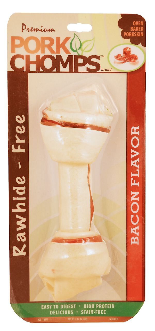 Pork Chomps Bacon Flavor Knotz Dog Treats