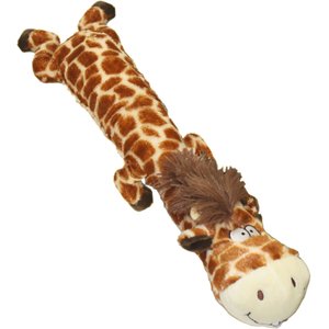 Multipet Dawdler Dudes Squeaky Plush Dog Toy, Giraffe