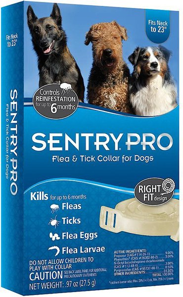 Sentry flea clearance and tick collar