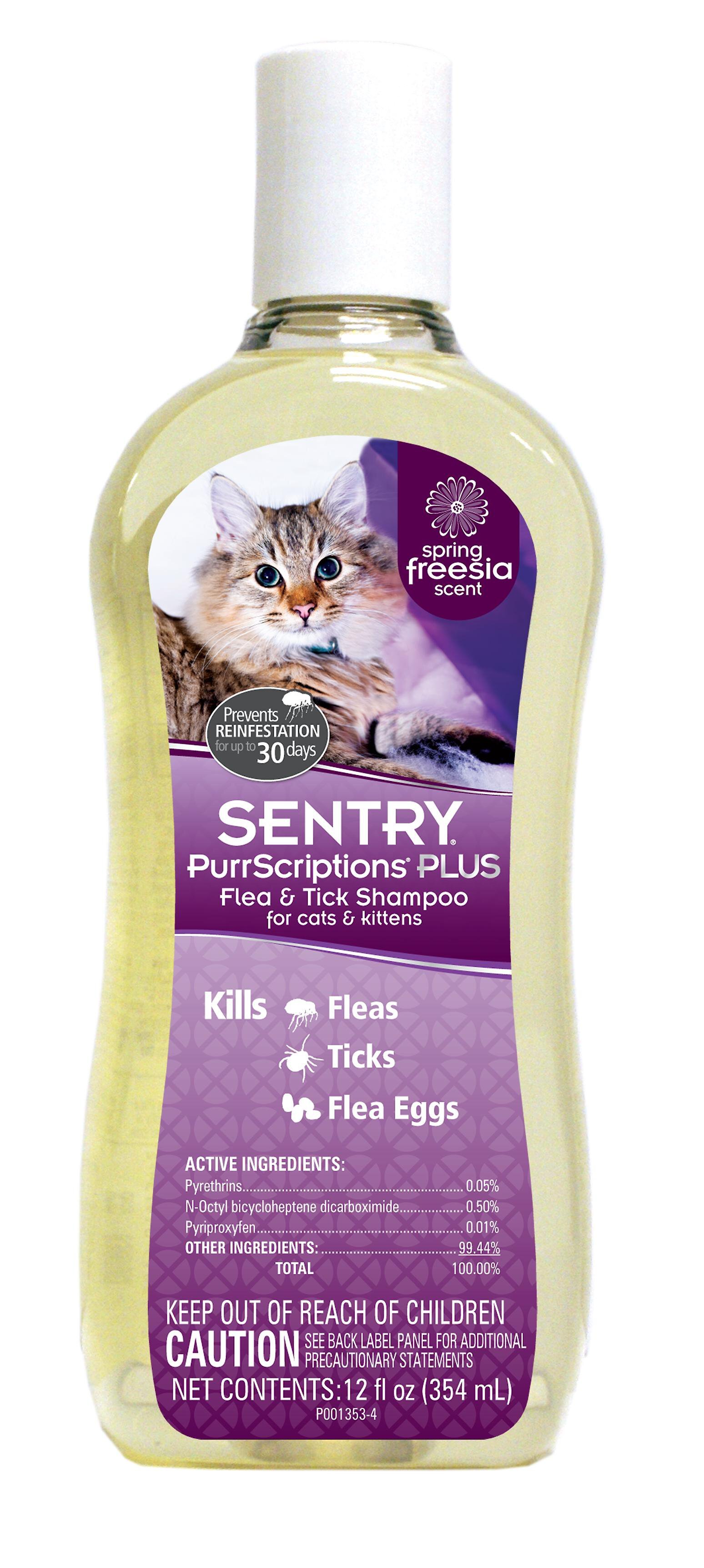 SENTRY PurrScriptions Plus Flea Tick Shampoo for Cats reviews Chewy