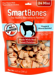 SmartBones Mini Sweet Potato Chews Dog Treats