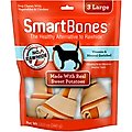 SmartBones Large Sweet Potato Chews Dog Treats, 3 count