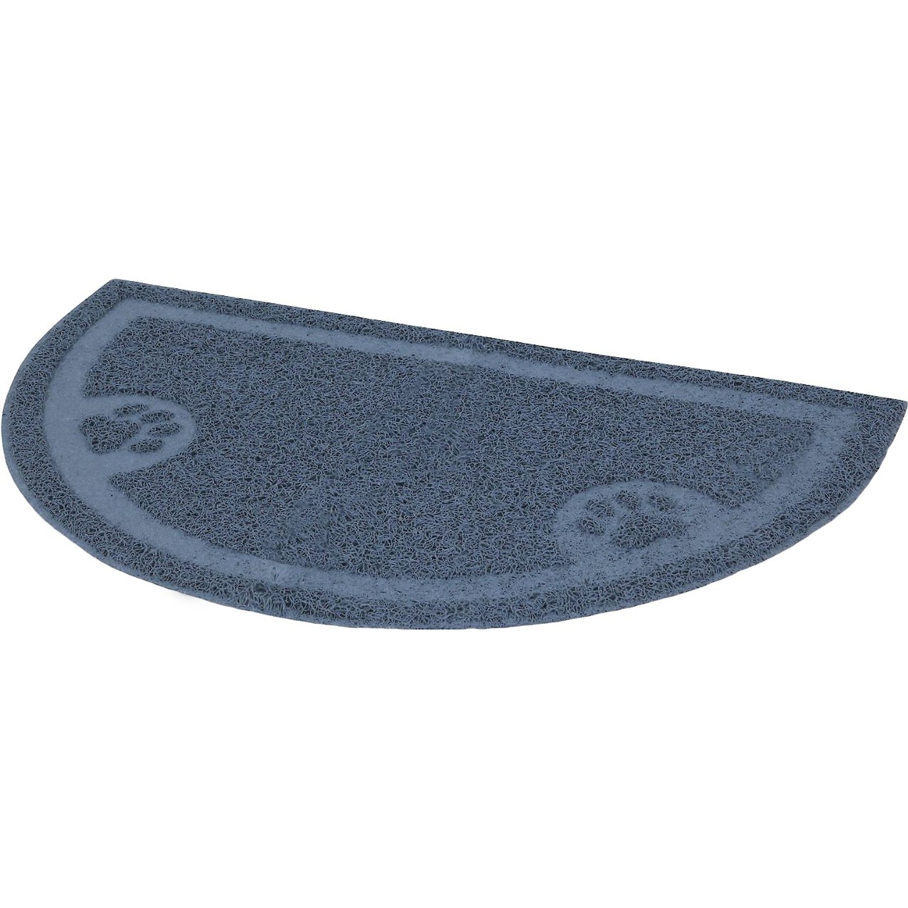 Petmate Catcher Mat, Half Circle, Ice Blue