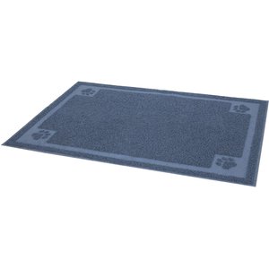 Petmate Catcher Mat, Half Circle, Ice Blue