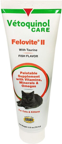 Vetoquinol Felovite II Gel Multivitamin for Cats, 2.5-oz tube slide 1 of 5