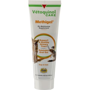 Vetoquinol Methigel Gel Urinary Supplement for Cats & Dogs, 4.25-oz tube