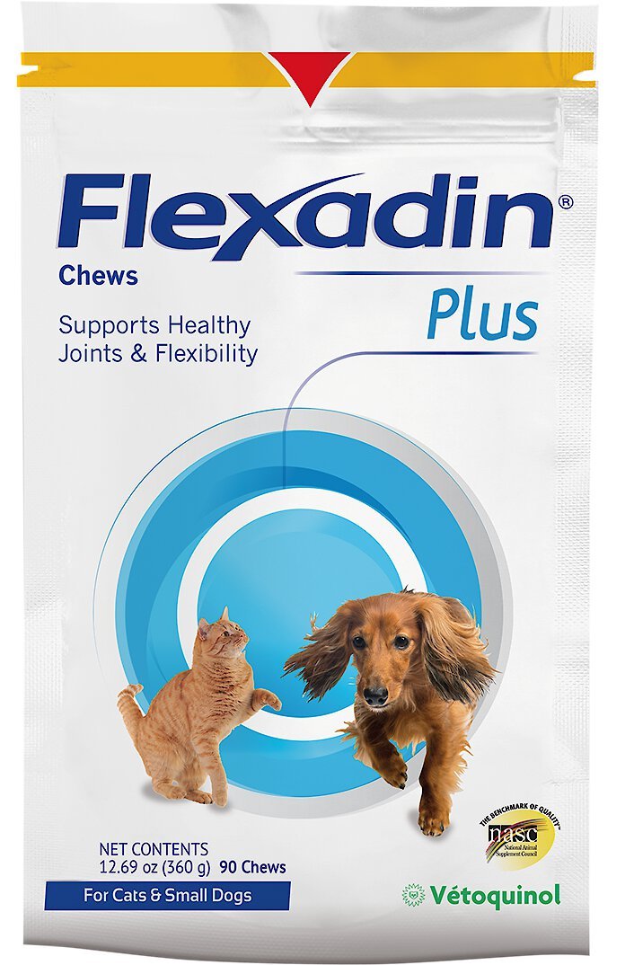 VETOQUINOL Flexadin Plus Soft Chews Joint Supplement for Cats & Dogs