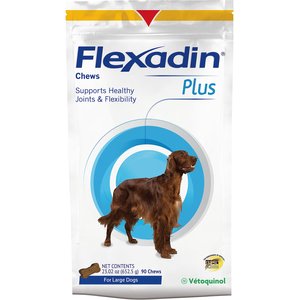 Vetoquinol Flexadin Plus Soft Chews Joint Supplement for Dogs, 90 count