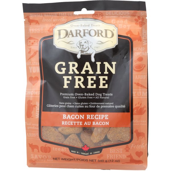 Doggie Beer Bones Bacon Soft & Chewy Grain-Free Dog Treats, 12-oz bag