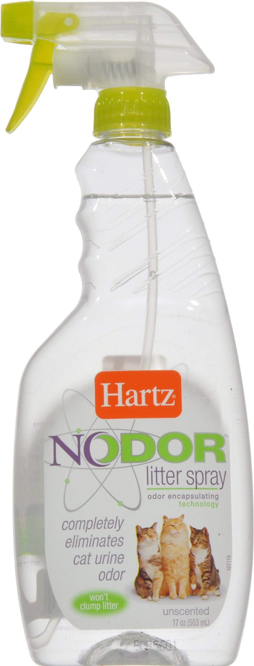 HARTZ Unscented Nodor Cat Litter Spray Customer Questions