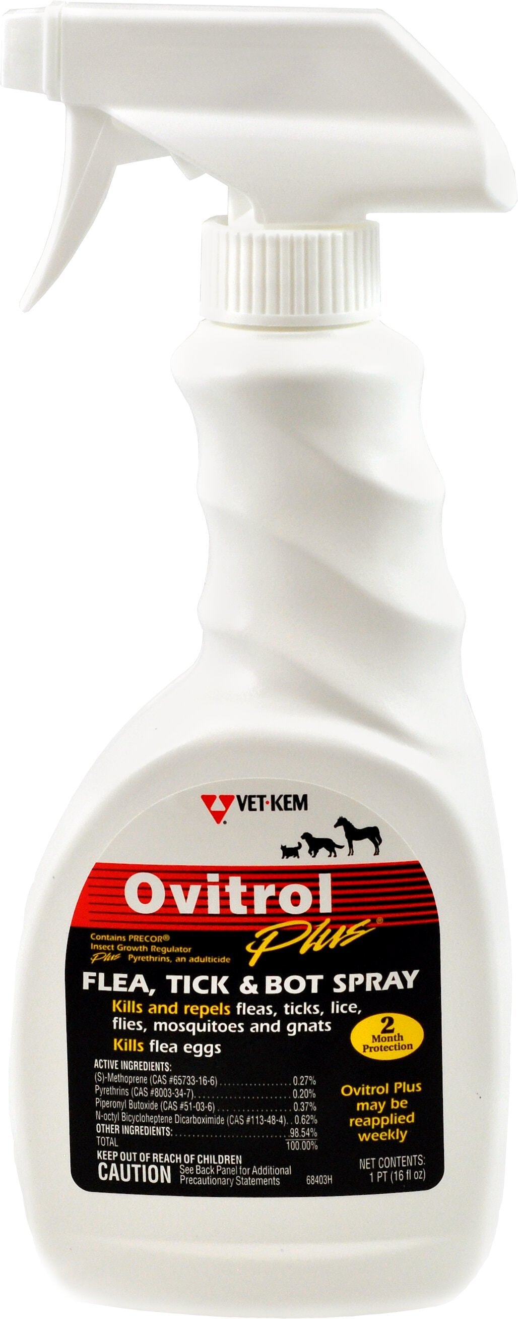 Bot Spray Product Reviews for OVITROL Plus Flea, Tick & Bot Spray for Dogs & Cats