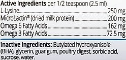Duralactin Feline L-lysine Cat Supplement, 32.5-mL syringe slide 2 of 3