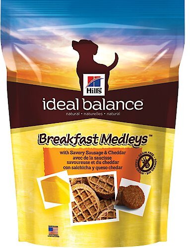 Discontinued HILL S IDEAL BALANCE Breakfast Medleys with Savory Sausage Cheddar Dog Treats 8 oz bag Chewy