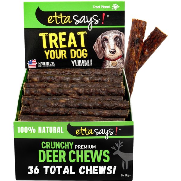 Etta Says! Crunchy Deer-Licious Chews Dog Treats