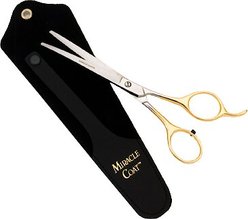 Miracle Care 7 1/4" Curved Blunt Tip Shear for Dogs & Cats