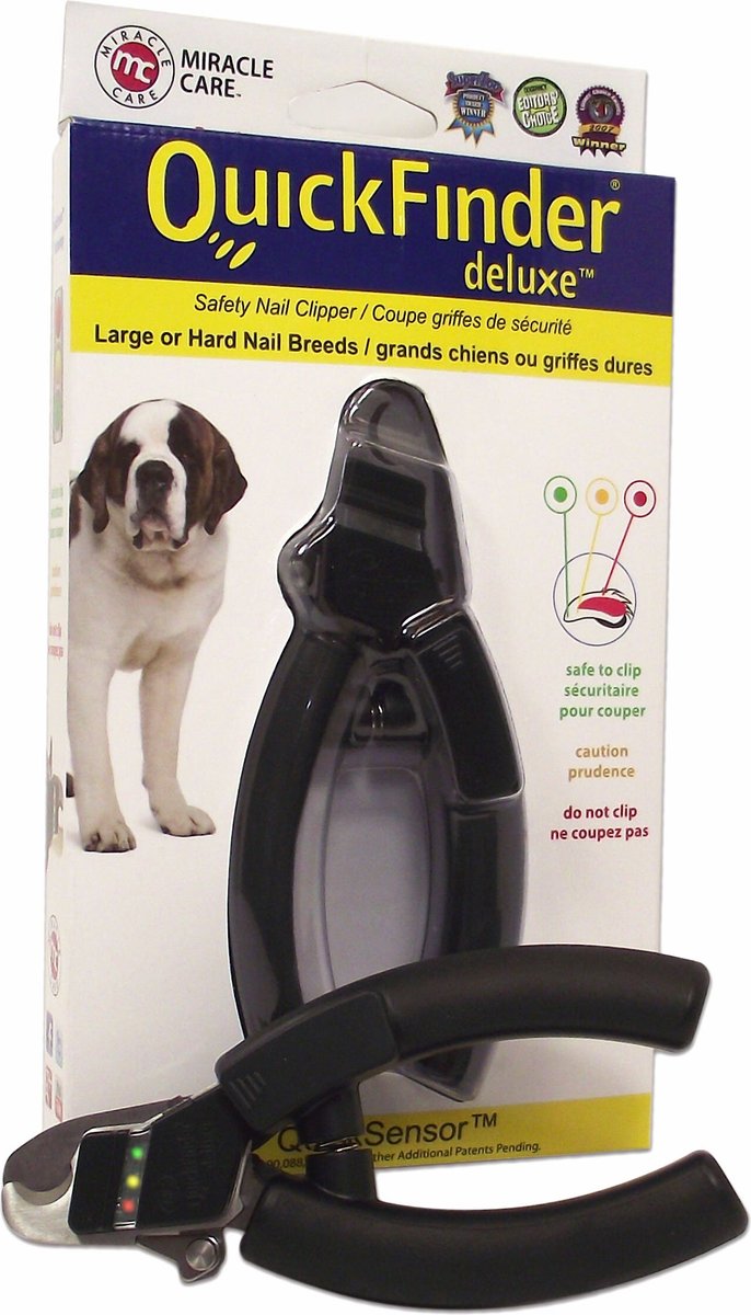 Miracle coat quickfinder 2024 deluxe safety nail clipper