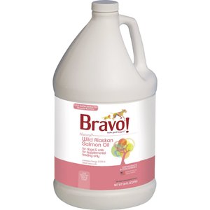 Bravo! Wild Alaskan Salmon Oil Dog & Cat Supplement, 1-gal bottle