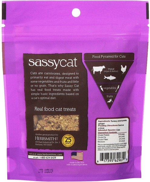 Herbsmith Sassy Cat Pork with Green Beans & Peas Freeze-Dried Cat Treats