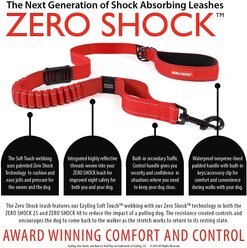 EzyDog Zero Shock Absorbing Dog Leash, Black, 48-in slide 2 of 4