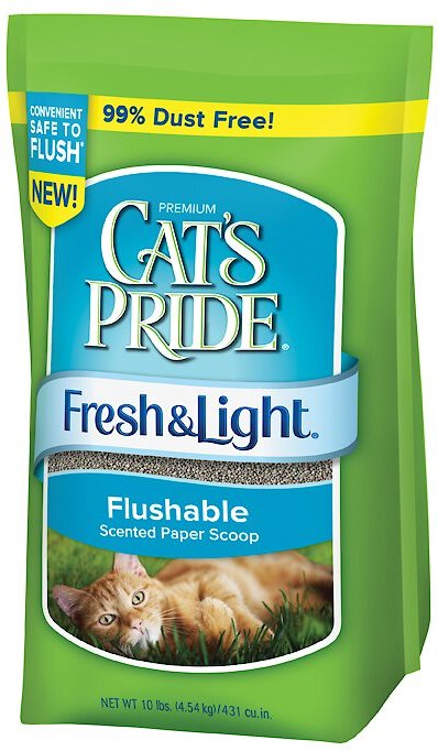 Cat's pride flushable outlet cat litter