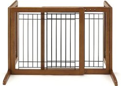 Richell Freestanding Gate for Dogs & Cats, Autumn Matte, Small