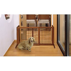 Richell Freestanding Gate for Dogs & Cats, Autumn Matte, Small