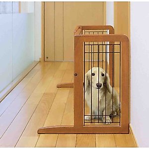 Richell Freestanding Gate for Dogs & Cats, Autumn Matte, Small