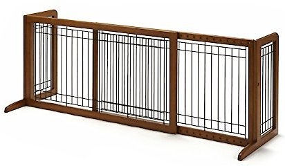 Richell Freestanding Gate for Dogs & Cats, Autumn Matte, Large