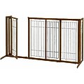 Richell Deluxe Freestanding Gate with Door for Dogs & Cats, Large