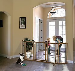 Richell Wide Premium Plus Freestanding Gate for Dogs & Cats