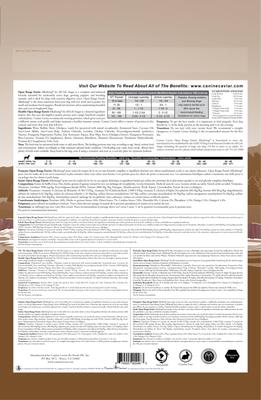Show full view: Canine Caviar Limited Ingredient Diet Open Range Alkaline Holistic Entree Grain-Free Dry Dog Food, 4.4-lb bag slide 3 of 7