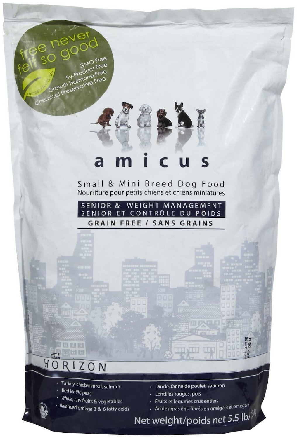 HORIZON Amicus Small Mini Breed Senior Weight Management Grain