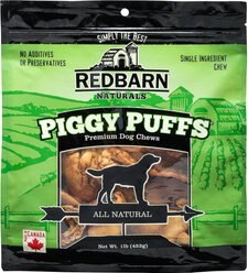 Redbarn Naturals Piggy Puffs Dog Treats, 1-lb bag