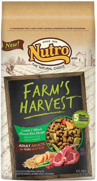 nutro farm's harvest dog food