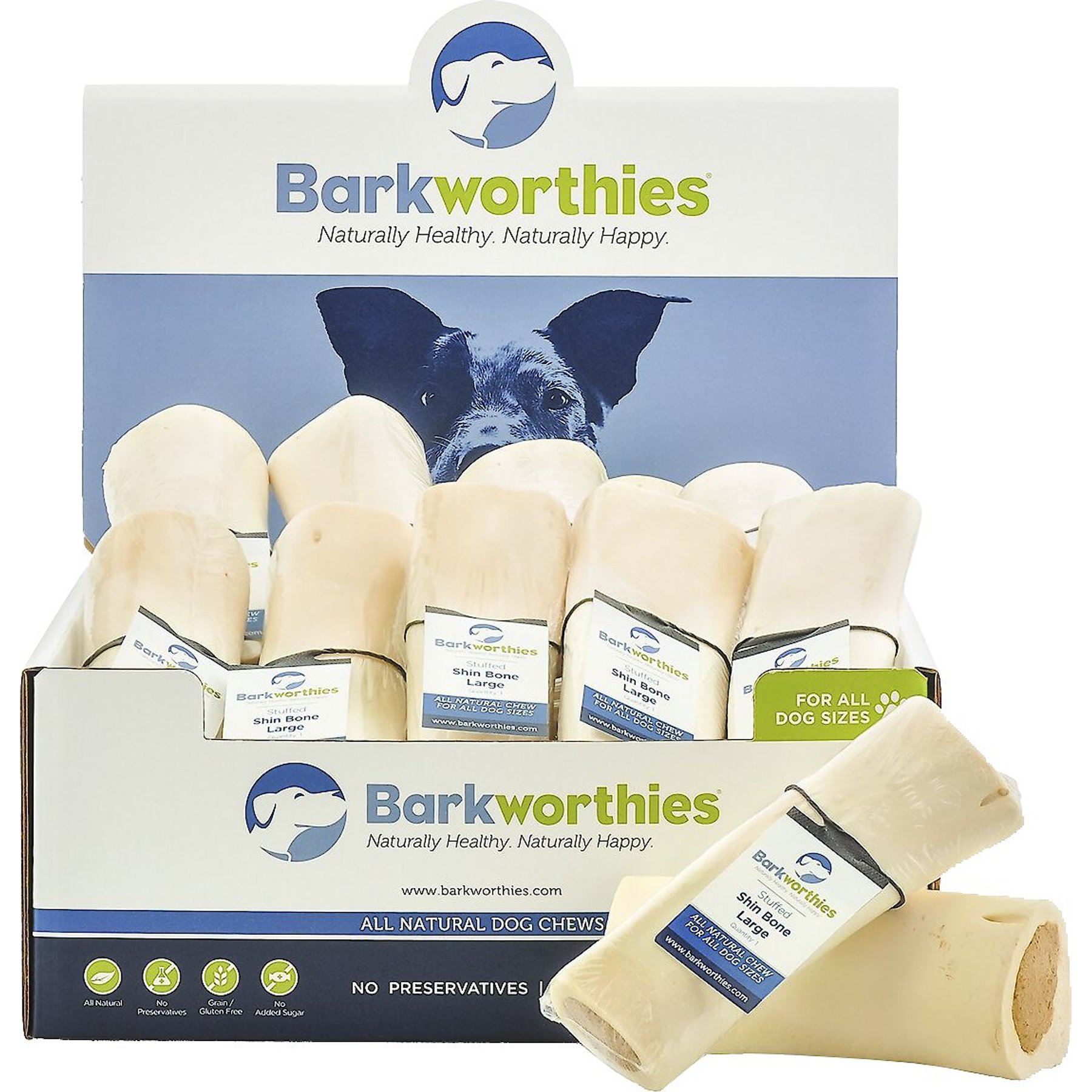 Barkworthies stuffed shin bone best sale