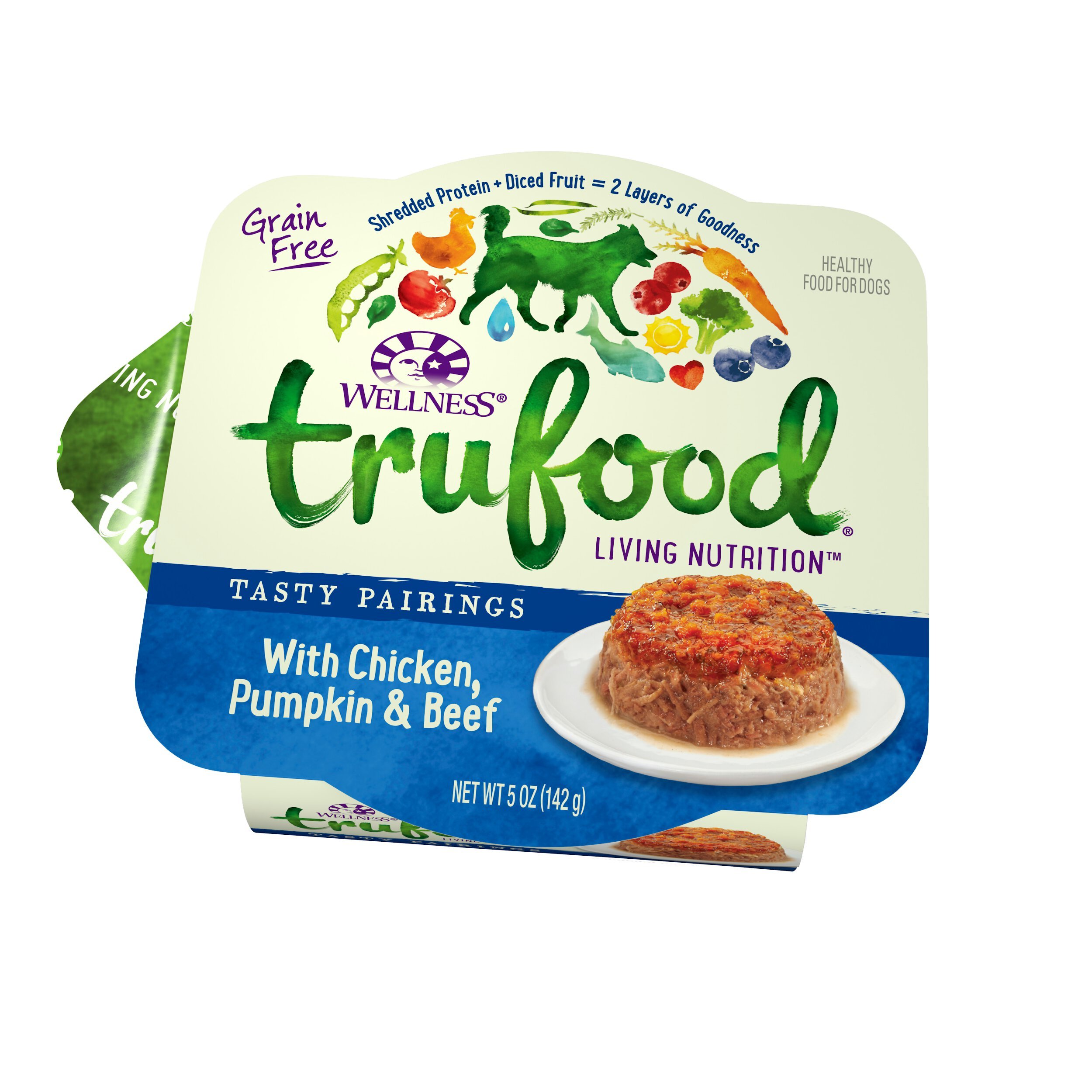 Wellness TruFood Chicken Breast, Chicken Liver & Broccoli in Broth Grain-Free Dog Food Topper
