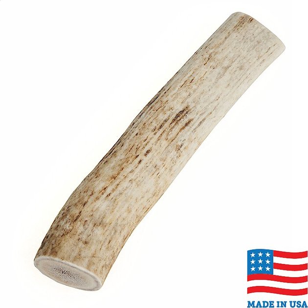 BONES & CHEWS Made in USA Elk Antler Dog Chew, 6.5 8in, Large