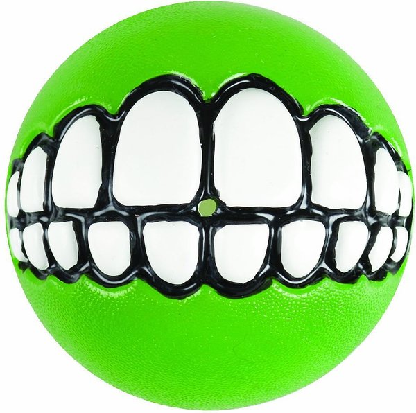 ROGZ by KONG Grinz Treat Ball Dog Toy, Color Varies, Medium slide 1 of 7