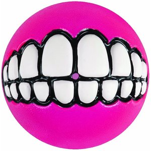 ROGZ by KONG Grinz Treat Ball Dog Toy, Color Varies, Large