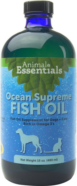 Animal Essentials Ocean Supreme Fish Oil Dog & Cat Supplement, 16-oz bottle slide 1 of 2