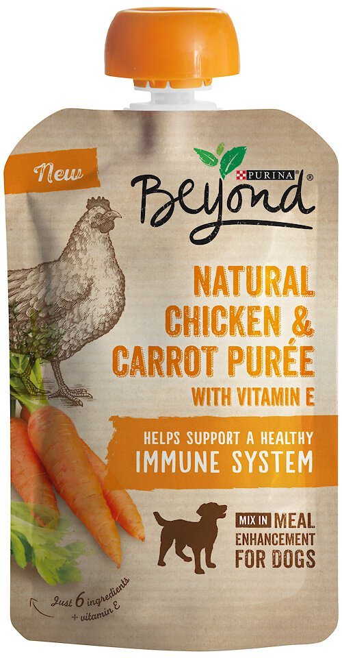 PURINA BEYOND Natural Chicken Carrot Puree Dog Food Topper