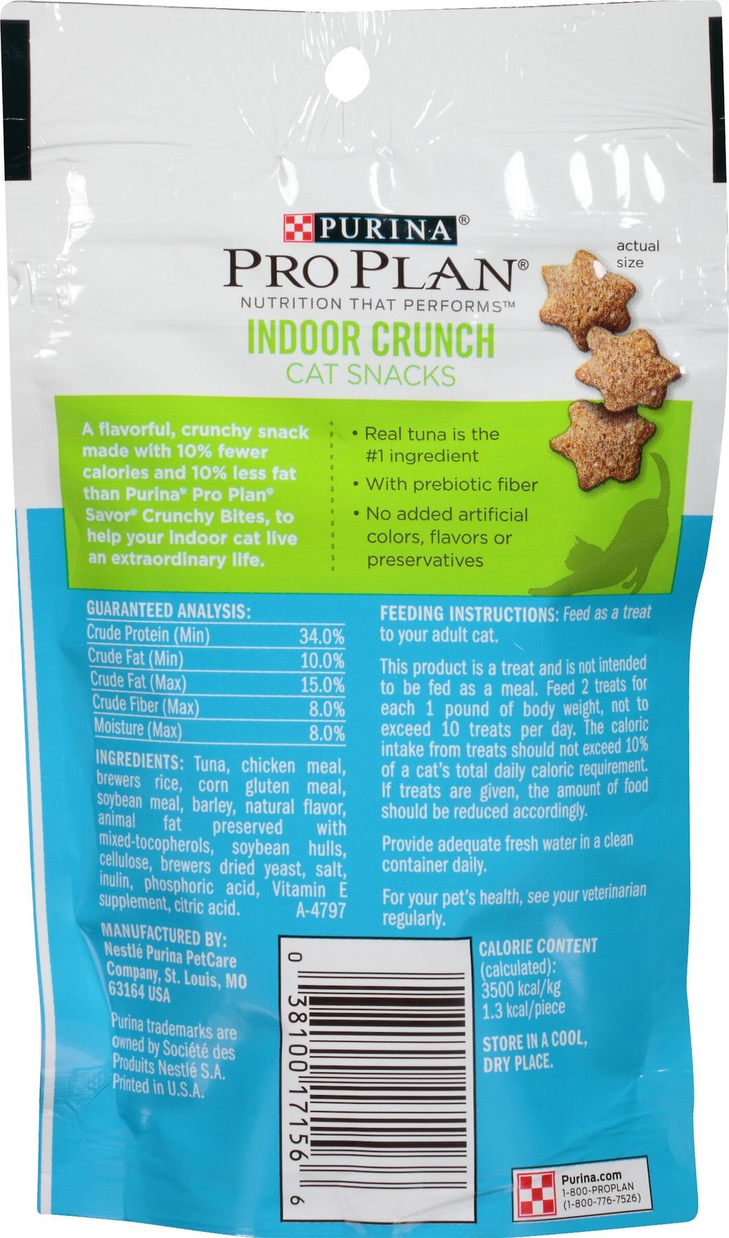 Pro plan 2025 crunchy cat treats