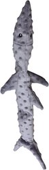 Ethical Pet Skinneeez Extreme Triple Squeaker Shark Stuffing-Free Squeaky Plush Dog Toy