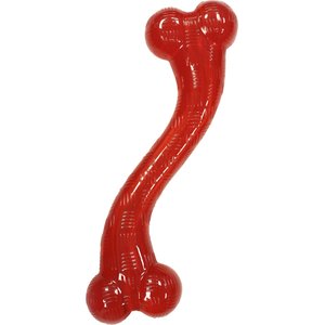 Ethical Pet Play Strong Rubber S-shaped Tough Dog Chew Toy, 12-in