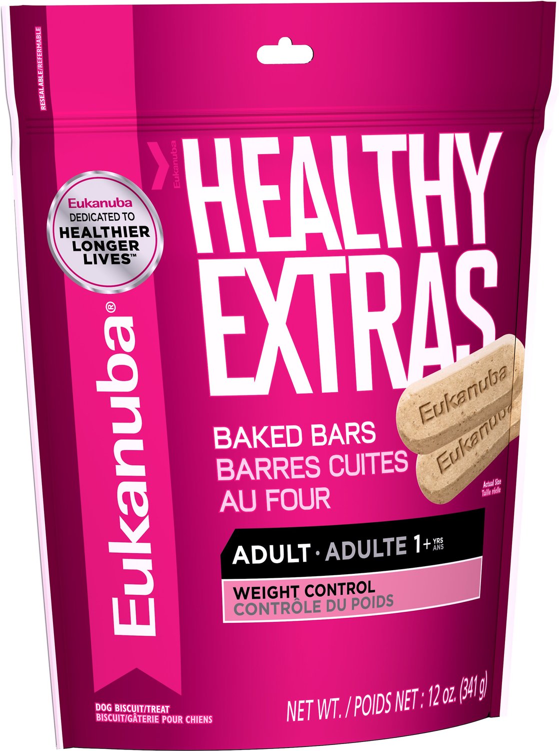 EUKANUBA Healthy Extras Adult Weight Control Dog Treats, 12oz bag