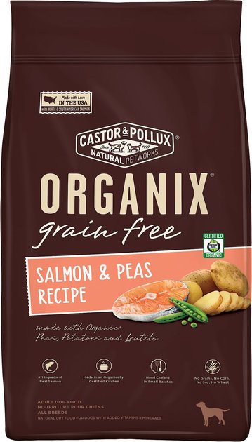 organix dog food salmon