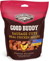 Castor & Pollux Good Buddy Sausage Cuts Real Chicken Recipe Grain-Free Dog Treats, 5-oz bag