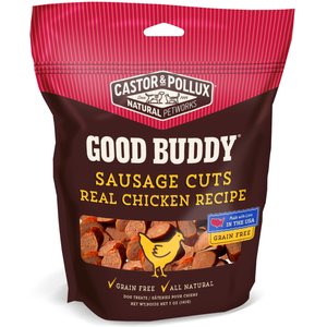 Castor & Pollux Good Buddy Sausage Cuts Real Chicken Recipe Grain-Free Dog Treats, 5-oz bag